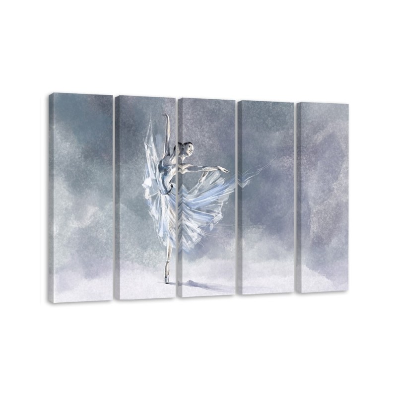 Modern wall painting - Ballerina dancing | FEEBY