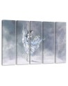 Modern wall painting - Ballerina dancing | FEEBY