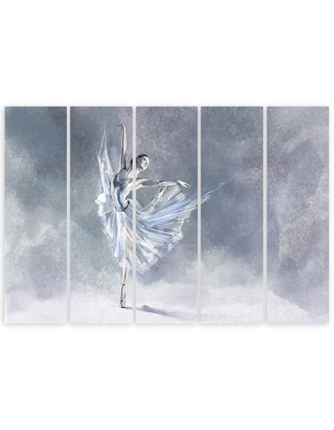 Modern wall painting - Ballerina dancing | FEEBY