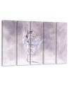 Ballerina dancing - Multipart canvas painting | FEEBY
