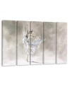 Ballerina dancing - Multipart canvas painting | FEEBY