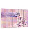 5 Piece Woman with long hair - Modern Canvas painting | FEEBY