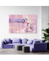 5 Piece Woman with long hair - Modern Canvas painting | FEEBY