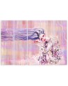 5 Piece Woman with long hair - Modern Canvas painting | FEEBY