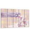 Woman with long hair - Multipart canvas painting | FEEBY