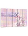 5 Piece Woman with long hair - Multipart canvas painting | FEEBY