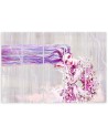 Woman with long hair - Modern Canvas painting for living room | FEEBY