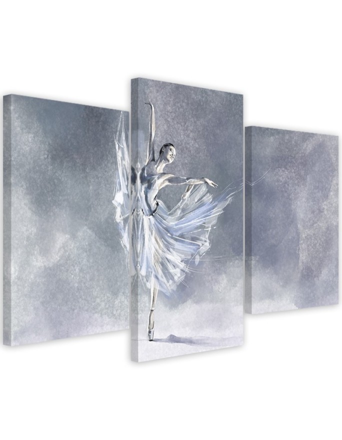 Ballerina pirouette - Multipart Canvas print for the living room | FEEBY