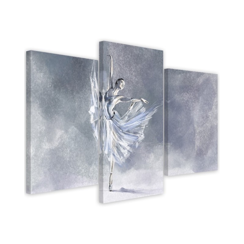 Ballerina pirouette - Multipart Canvas print for the living room | FEEBY