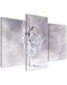 3 piece Canvas print for the room printed on canvas - Ballerina's pirouette | FEEBY