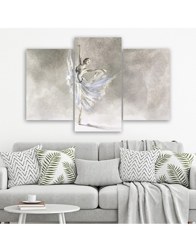 Pictures for the room printed on canvas - Ballerina's pirouette | FEEBY