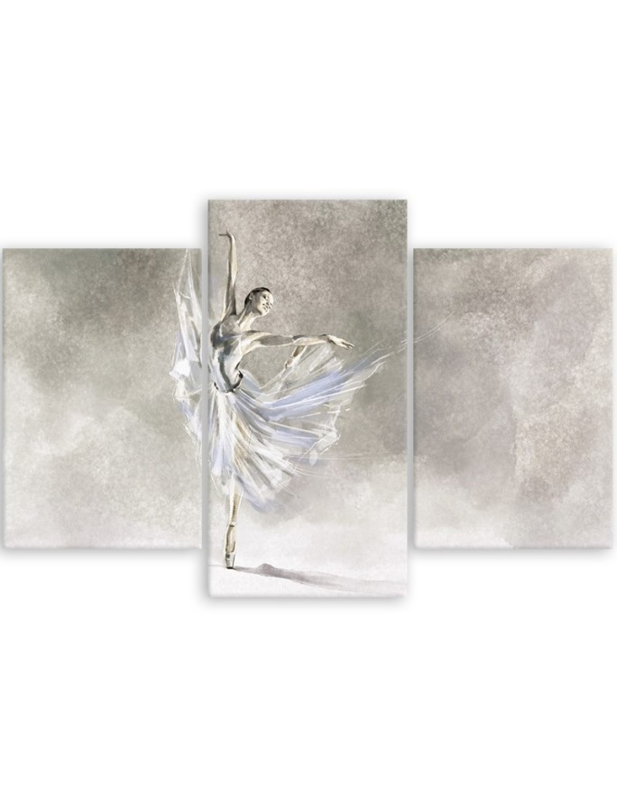 Pictures for the room printed on canvas - Ballerina's pirouette | FEEBY