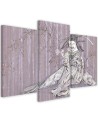 Modern Canvas paintings 3 piece - Traditional Japanese geisha | FEEBY