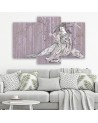 Modern Canvas paintings 3 piece - Traditional Japanese geisha | FEEBY
