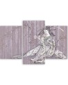 Modern Canvas paintings 3 piece - Traditional Japanese geisha | FEEBY