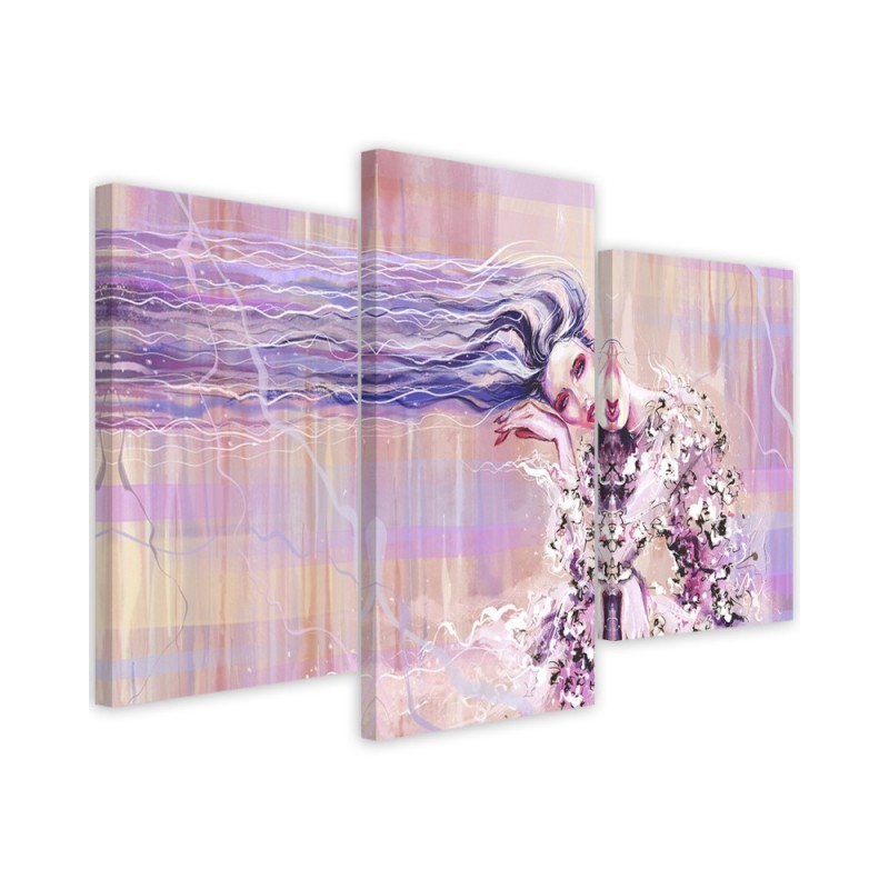 Modern paintings - Woman with long hair | FEEBY
