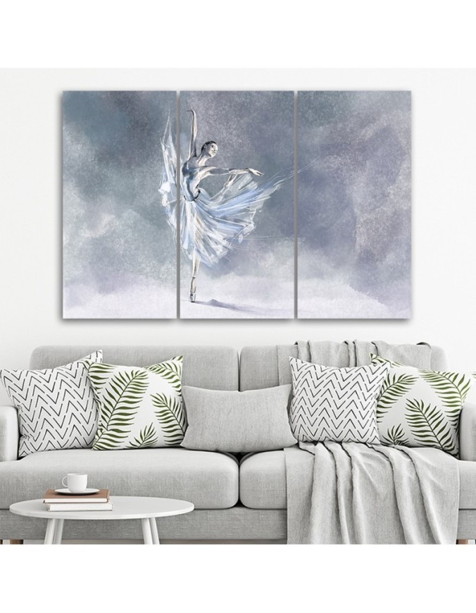 Canvas print for the room printed on canvas - Ballerina pirouette | FEEBY
