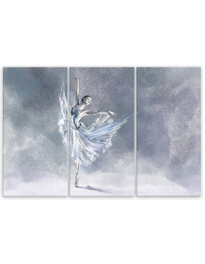 Canvas print for the room printed on canvas - Ballerina pirouette | FEEBY