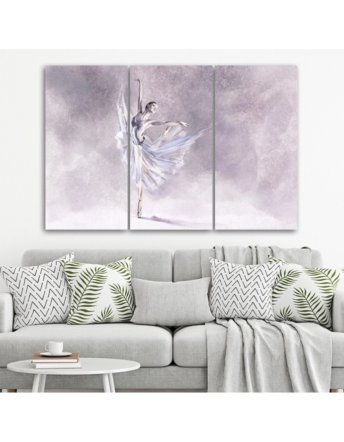 Canvas print room Canvas print - Ballerina's pirouette | FEEBY