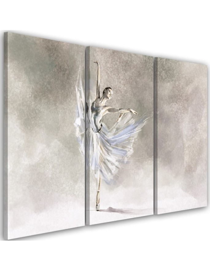 Oriental Canvas print - Piruet of the ballerina | FEEBY