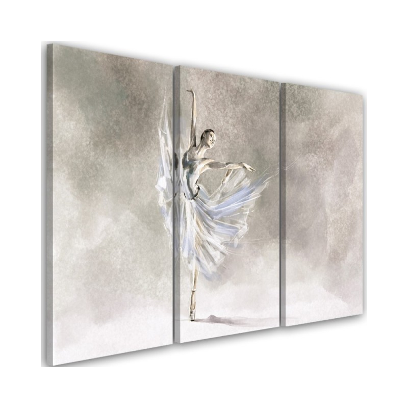 Oriental Canvas print - Piruet of the ballerina | FEEBY