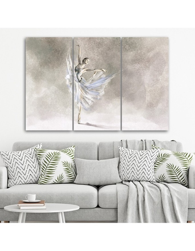 Oriental Canvas print - Piruet of the ballerina | FEEBY