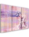 Woman with long hair - Canvas print for the living room | FEEBY