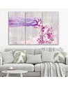 Woman with long hair - Canvas print for the living room | FEEBY
