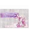 Woman with long hair - Canvas print for the living room | FEEBY