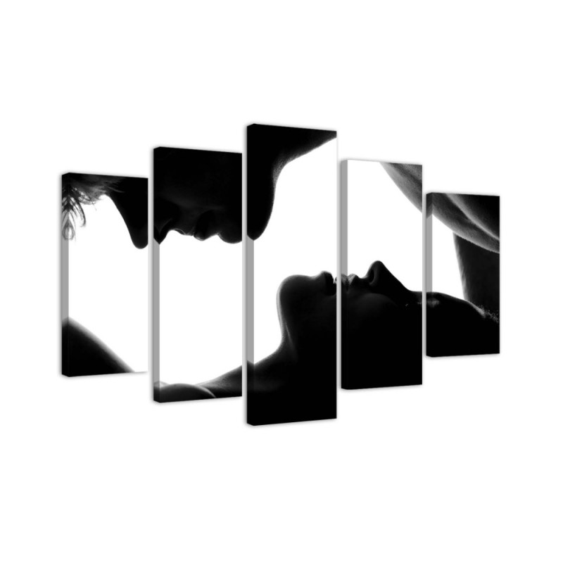 Pictures for the room printed on canvas - Kiss | FEEBY