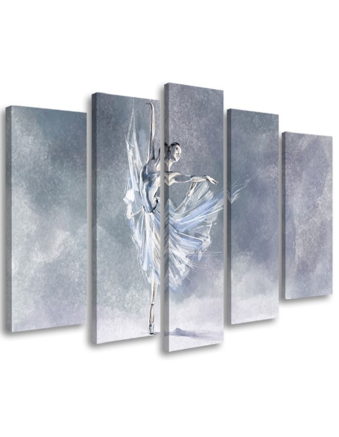 Pirouette ballerina dance - Paintings for the living room | FEEBY
