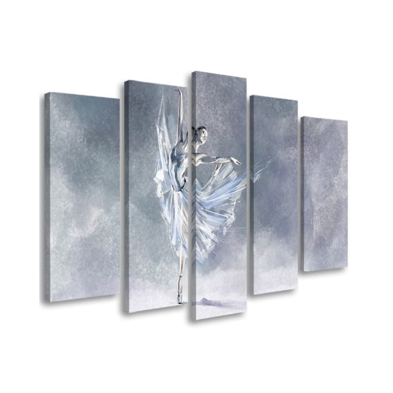 Pirouette ballerina dance - Paintings for the living room | FEEBY