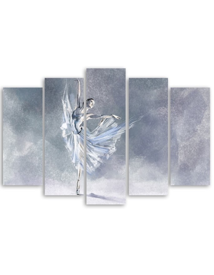 Pirouette ballerina dance - Paintings for the living room | FEEBY