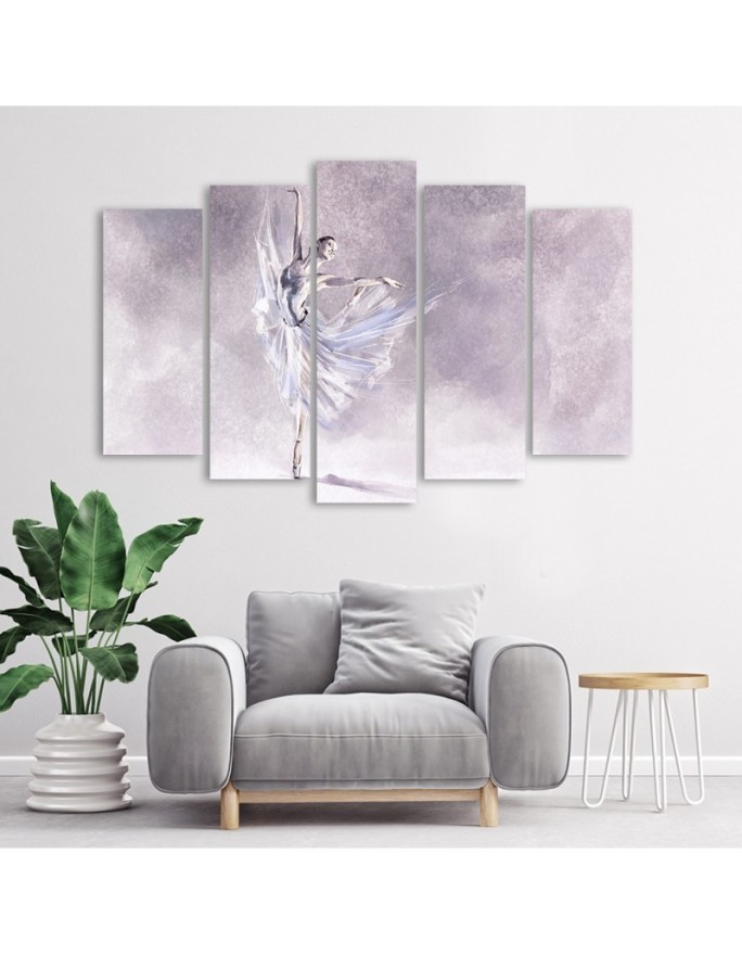 Piruet dancing ballerina - Paintings for the living room | FEEBY