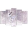 Piruet dancing ballerina - Paintings for the living room | FEEBY