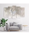 5 Piece Ballerina's pirouette dance - Wall art Paintings for the living room | FEEBY