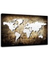 Vintage world map - Canvas paintings. High quality | FEEBY