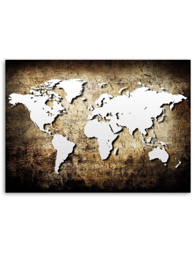 Vintage world map - Canvas paintings. High quality | FEEBY