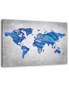 Canvas office paintings - Map on concrete. Buy now| | FEEBY