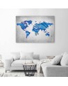 Canvas office paintings - Map on concrete. Buy now| | FEEBY