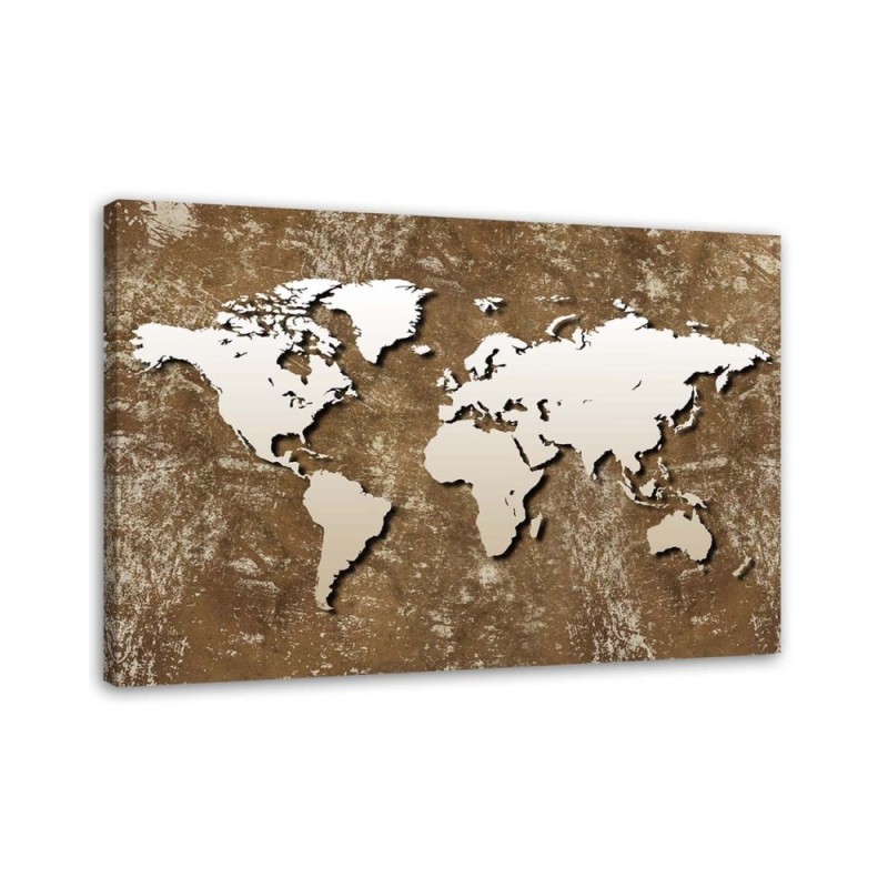 Canvas office paintings - Retro old world map. Buy now| | FEEBY