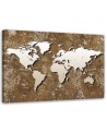Canvas office paintings - Retro old world map. Buy now| | FEEBY