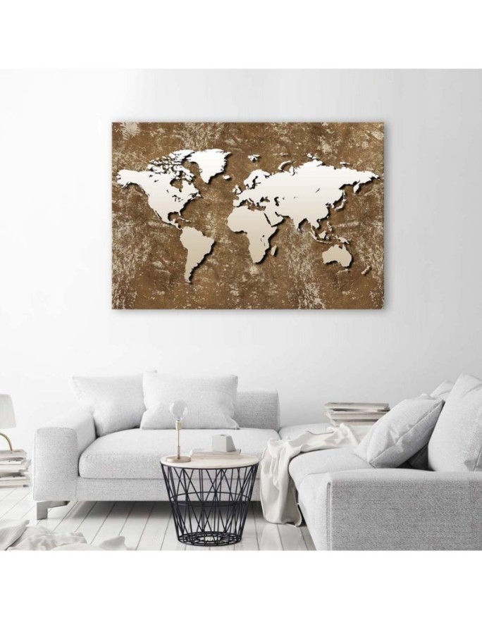 Canvas office paintings - Retro old world map. Buy now| | FEEBY