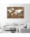 Canvas office paintings - Retro old world map. Buy now| | FEEBY