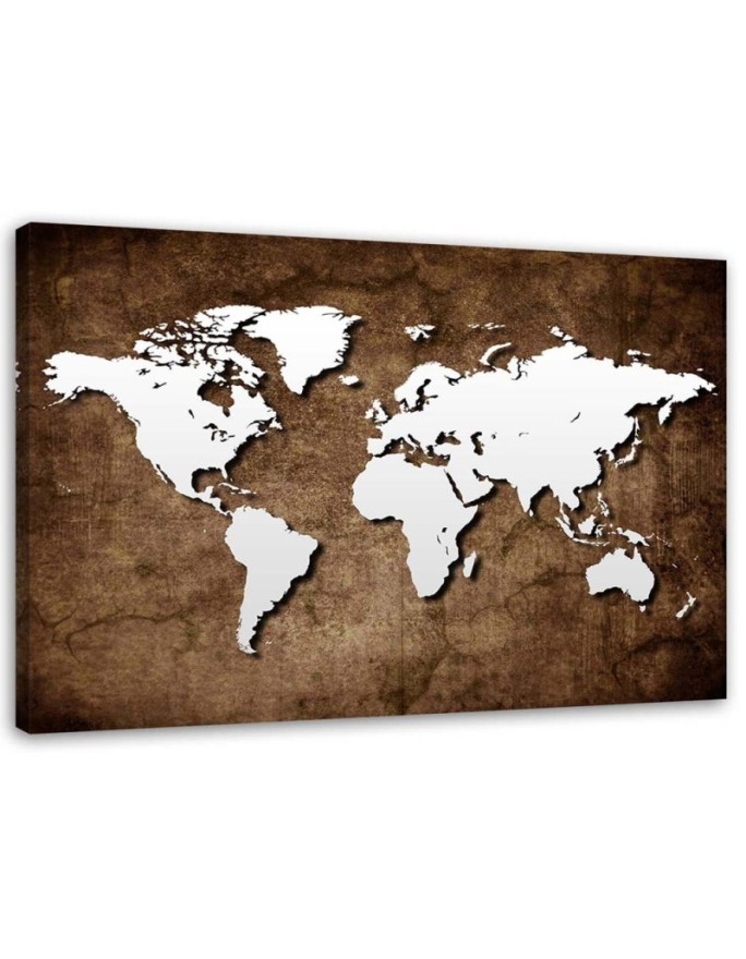 Antique World Maps - Canvas prints for the office | FEEBY