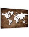 Antique World Maps - Canvas prints for the office | FEEBY
