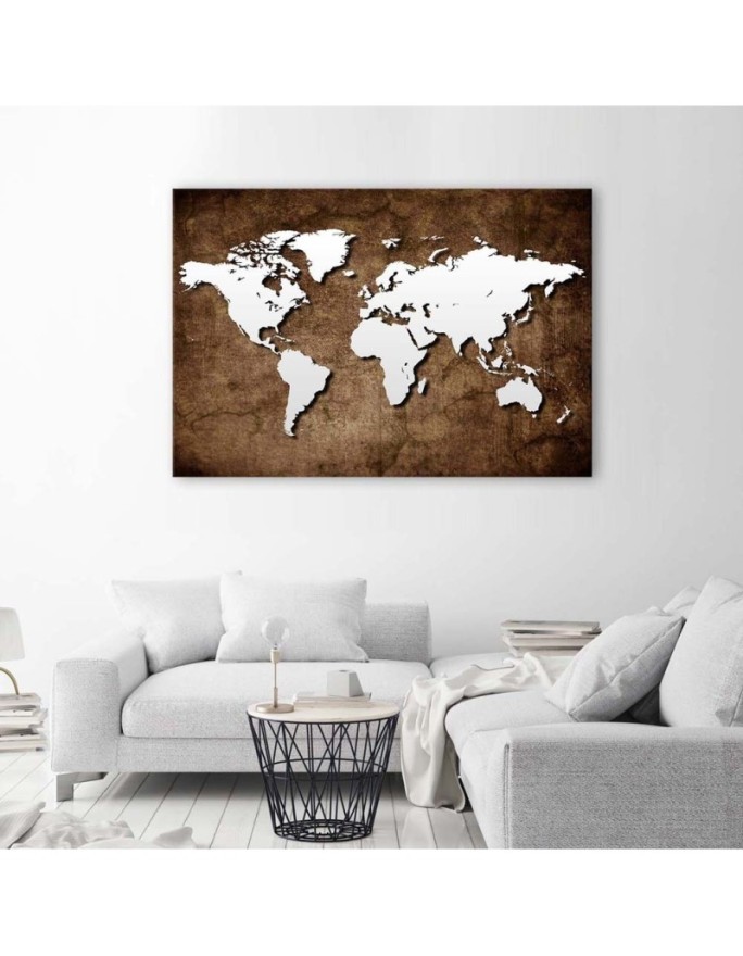 Antique World Maps - Canvas prints for the office | FEEBY