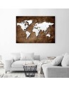 Antique World Maps - Canvas prints for the office | FEEBY