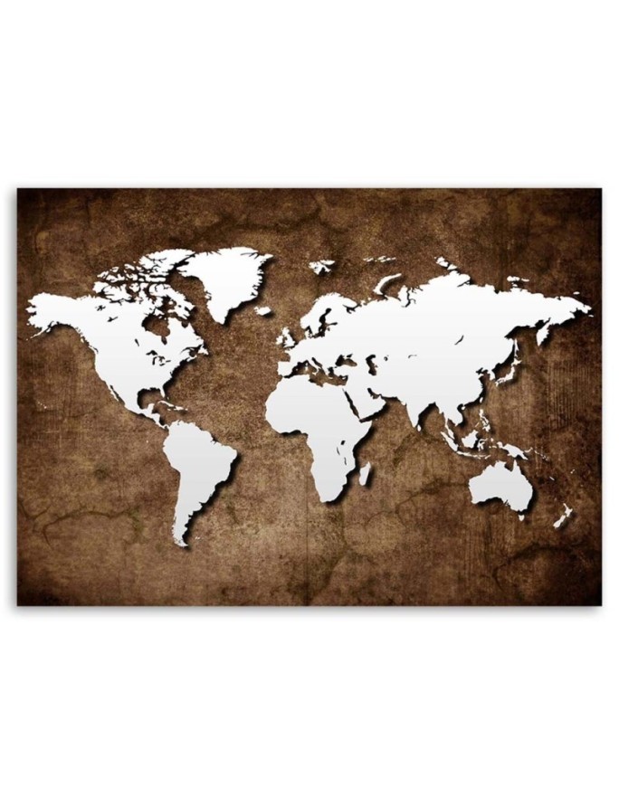 Antique World Maps - Canvas prints for the office | FEEBY