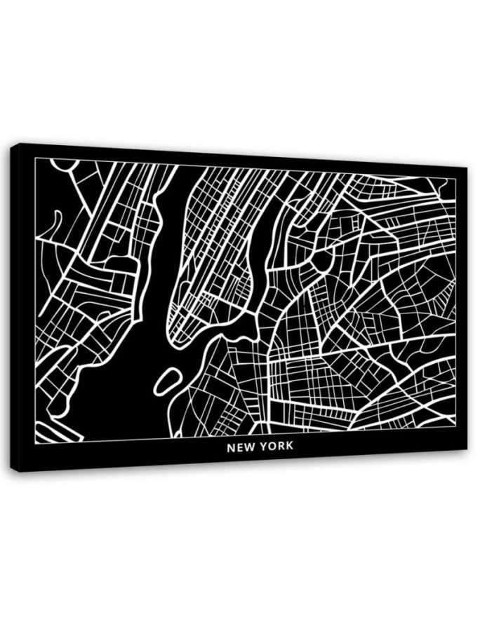 New York City plan - Pictures on Canvas for the office | FEEBY